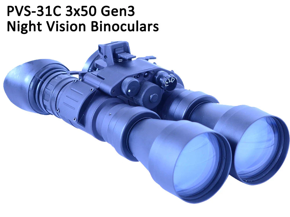 GSCI PVS-31C 3x50 Dual-Tube Gen3 Night Vision Binoculars. Exportable and ITAR-free. - Image 3