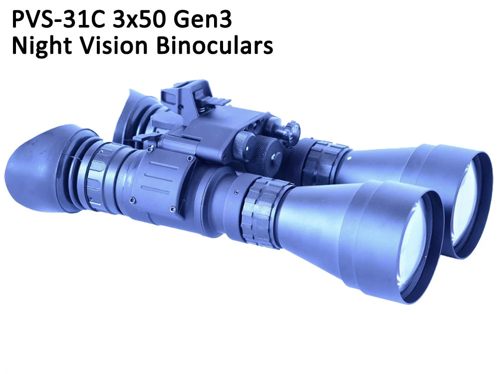 GSCI PVS-31C 3x50 Dual-Tube Gen3 Night Vision Binoculars. Exportable and ITAR-free. - Image 4